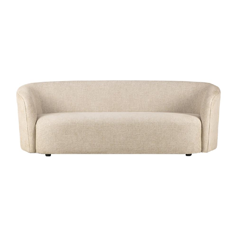 life interiors Ellipse 3 Seater Fabric Sofa
