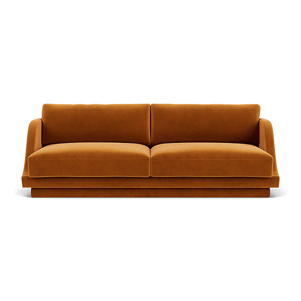 Life Interiors Emma Velvet 3 Seater Sofa