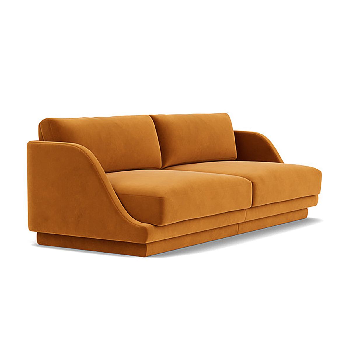 life interiors Emma Velvet 3 Seater Sofa