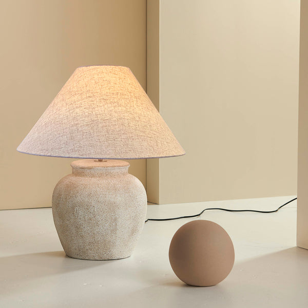 Life Interiors Esme Table Lamp (Stone)