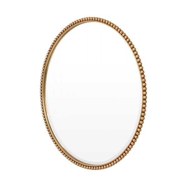 Life Interiors Estelle Round Mirror (Gold)