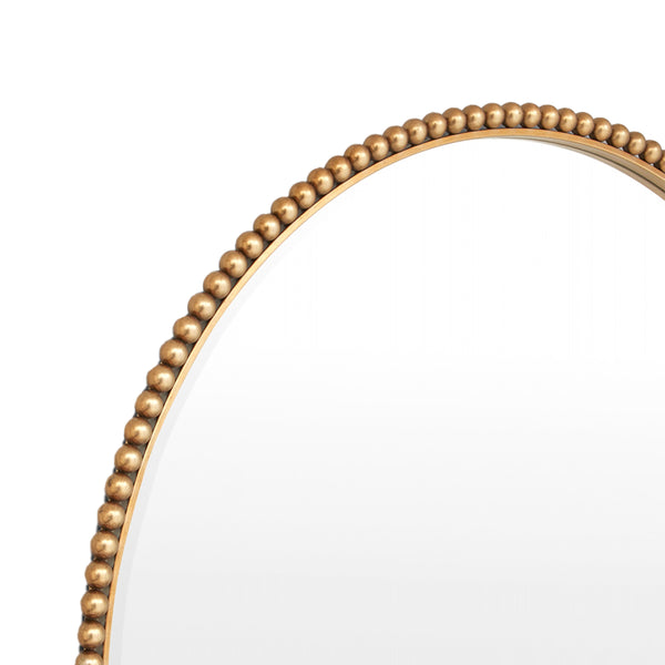 Life Interiors Estelle Round Mirror (Gold)