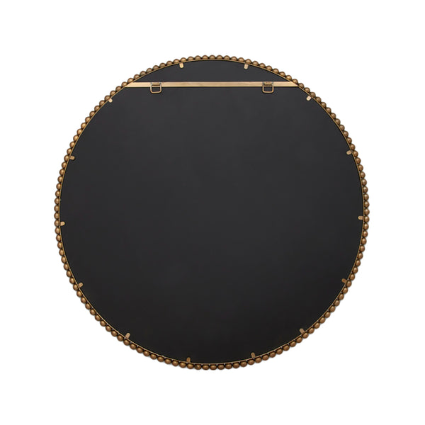 Life Interiors Estelle Round Mirror (Gold)