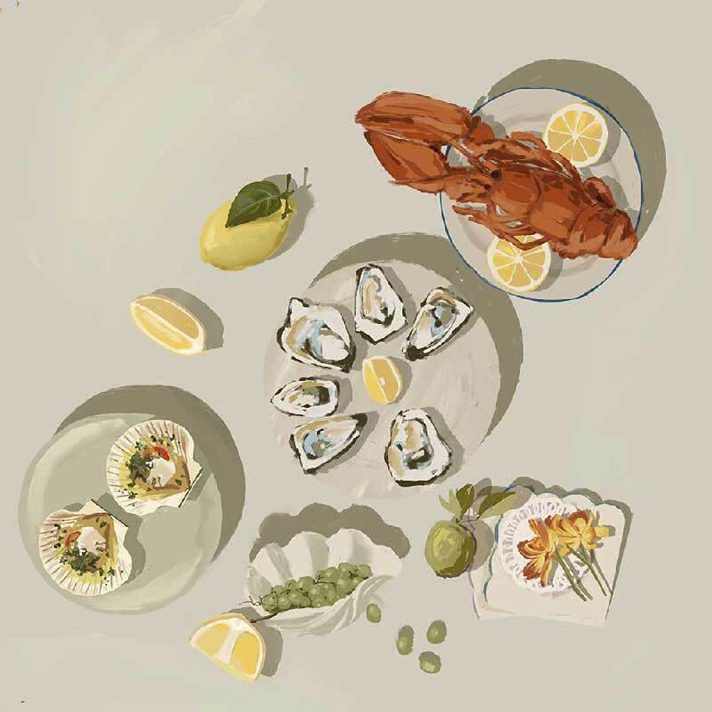 life interiors Family Gathering Art Print