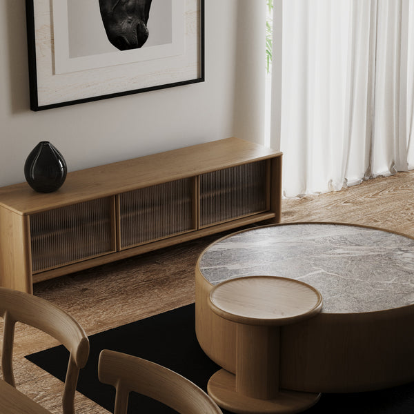 Life Interiors Fletcher Round Side Table