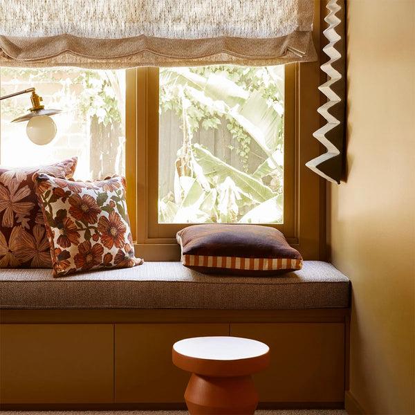 Life Interiors Fleur Chocolate Cushion