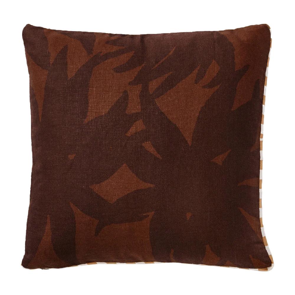 life interiors Fleur Chocolate Cushion