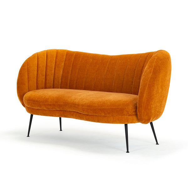 Life Interiors Flora Fabric 2 Seater Sofa