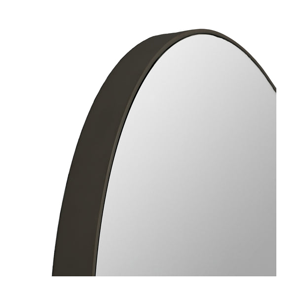 Life Interiors Flynn Round Mirror (Black)