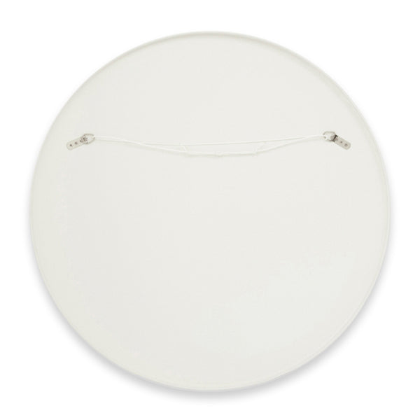 Life Interiors Flynn Round Mirror (White)