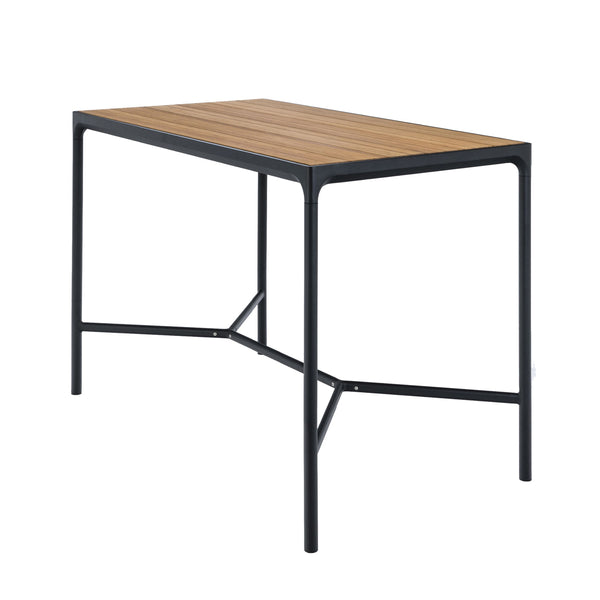 Life Interiors Four Rectangular Outdoor Bar Table