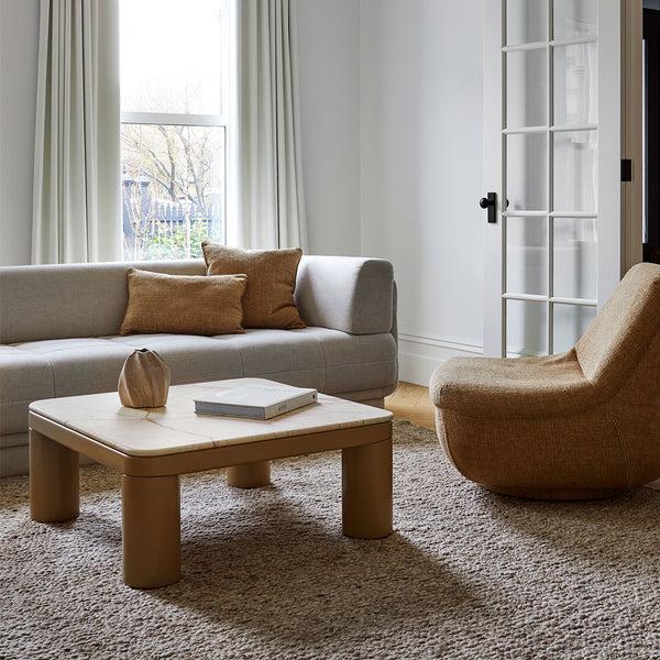 Life Interiors Frankie Marble Coffee Table