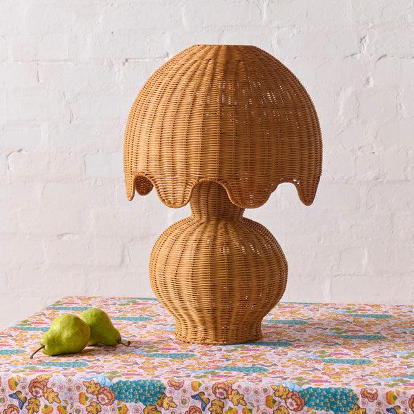 Life Interiors Genie Rattan Lamp