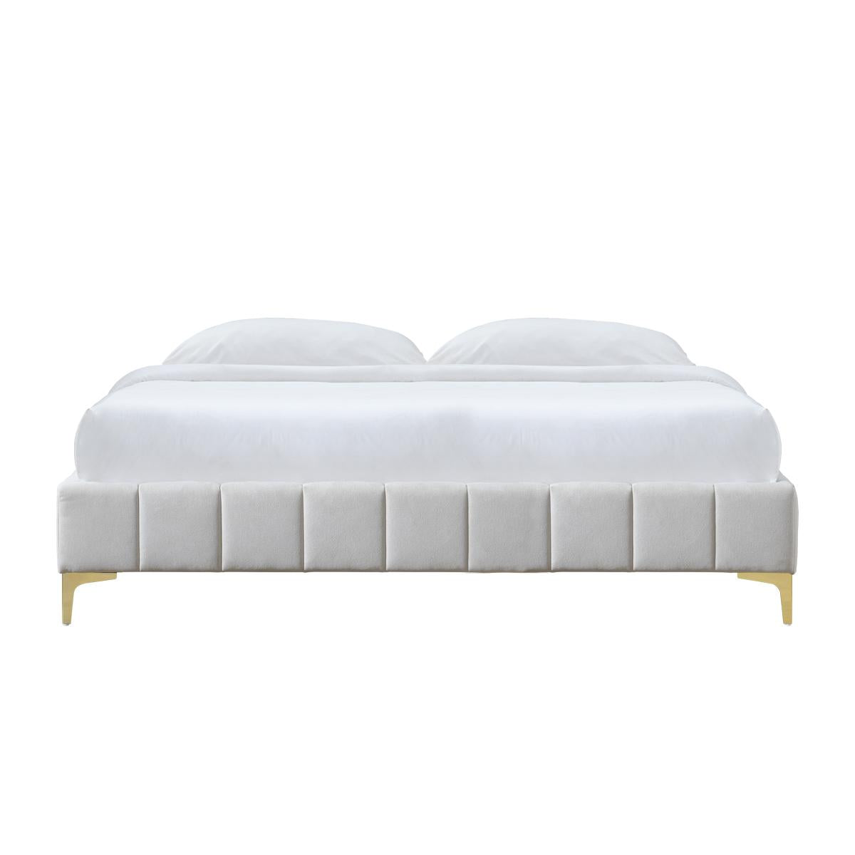 life interiors Georgia Fabric King Bed Frame