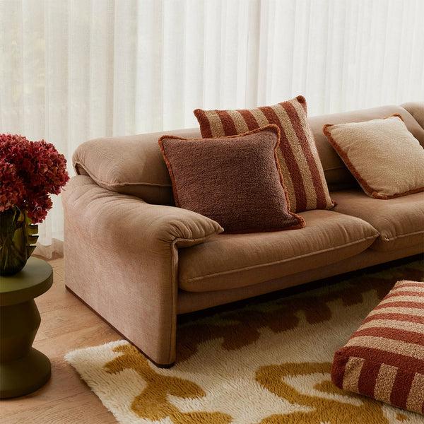 Life Interiors Grain Cream Cushion