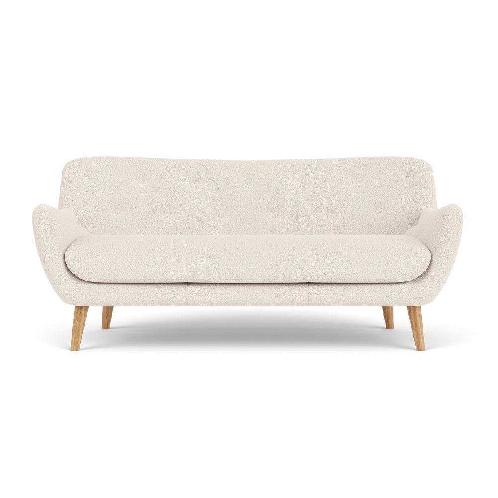 life interiors Herman Boucle 3 Seater Sofa