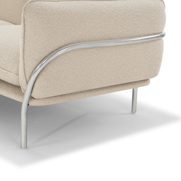 Life Interiors Holder Boucle 3 Seater Sofa