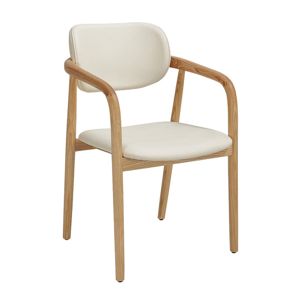 Life Interiors Hubert Leather Dining Chair