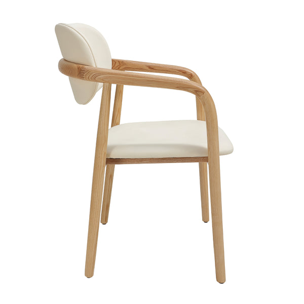 Life Interiors Hubert Leather Dining Chair