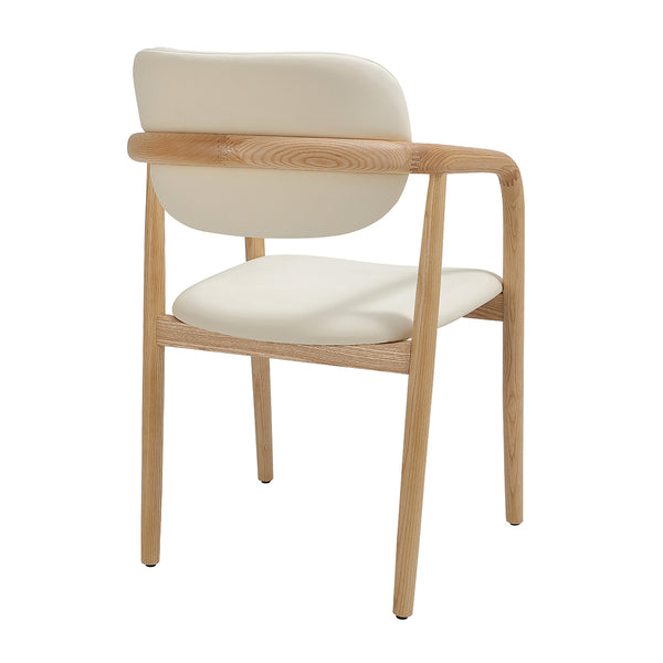 Life Interiors Hubert Leather Dining Chair