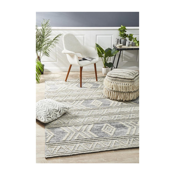 Life Interiors Hudson 806 Rug (Silver)