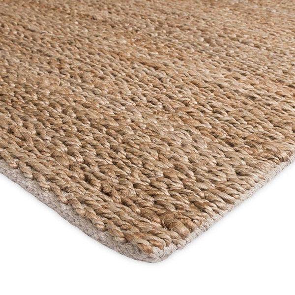 Life Interiors Indigo Braided Jute Runner Rug