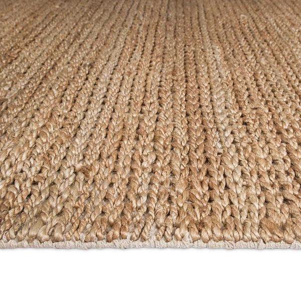 Life Interiors Indigo Braided Jute Runner Rug