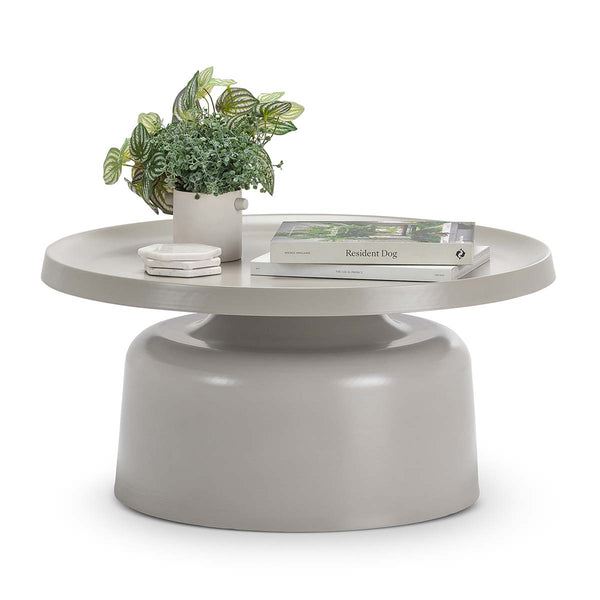 Life Interiors Javi Pedestal Tray Coffee Table