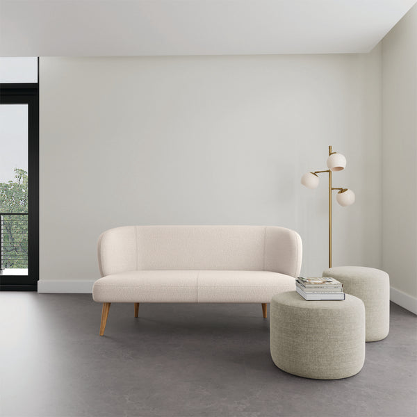 Life Interiors Kathleen Boucle 2 Seater Sofa