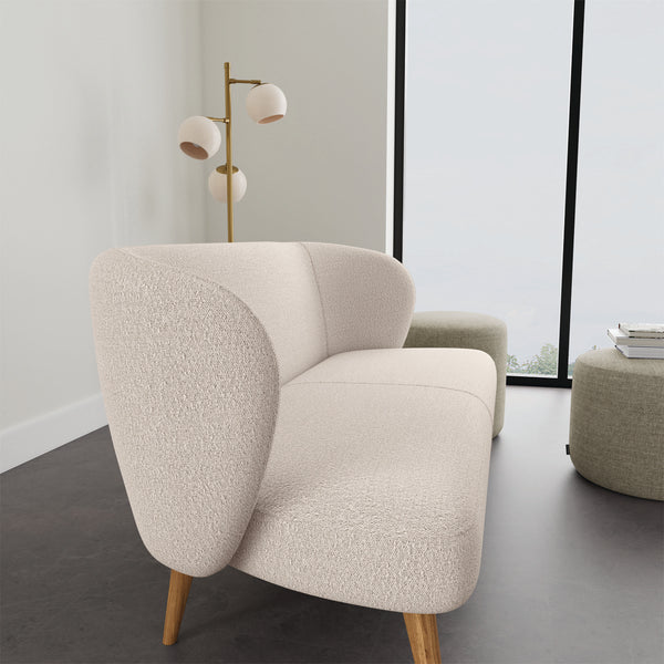 Life Interiors Kathleen Boucle 2 Seater Sofa