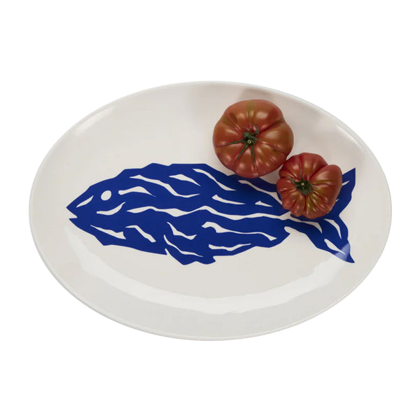 Life Interiors Le Merou Serving Platter (Blue)