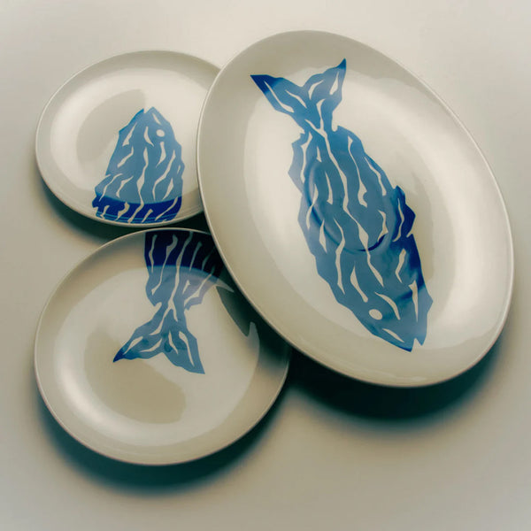 Life Interiors Le Merou Serving Platter (Blue)