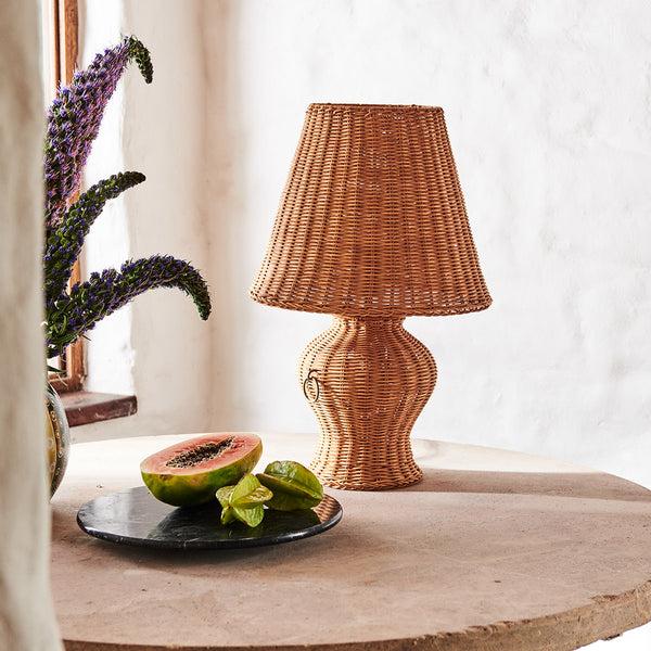 Life Interiors Le Parisian Rattan Lamp
