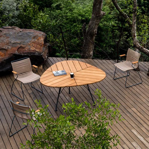 Life Interiors Leaf Bamboo Outdoor Table