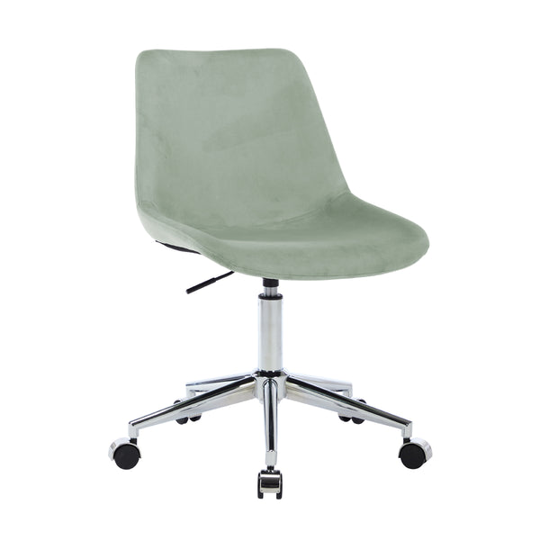 Life Interiors Levi Velvet Office Chair