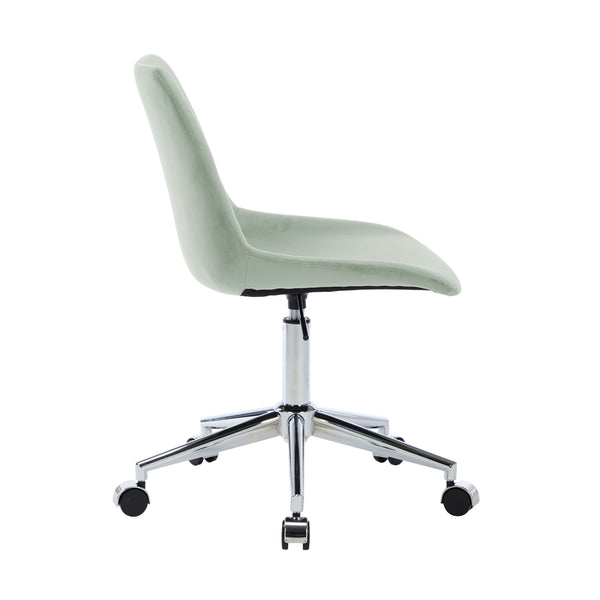 Life Interiors Levi Velvet Office Chair