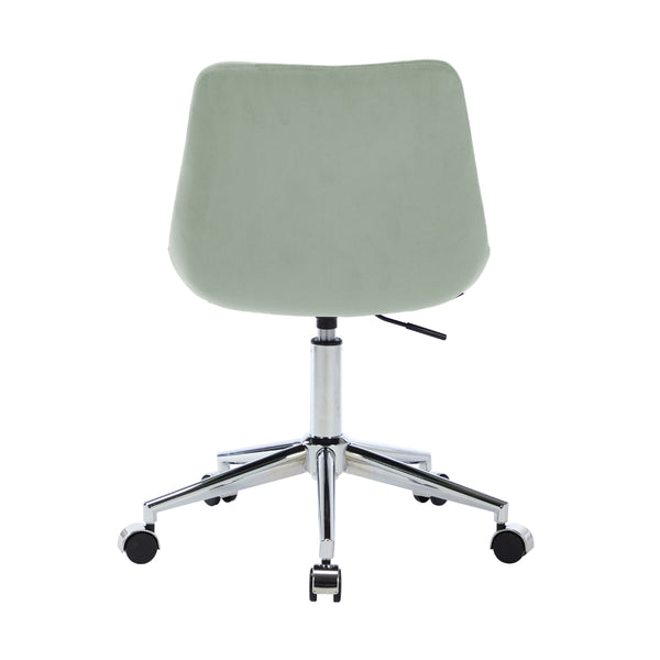 Life Interiors Levi Velvet Office Chair