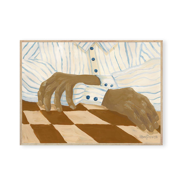 Life Interiors Light Stripes Art Print