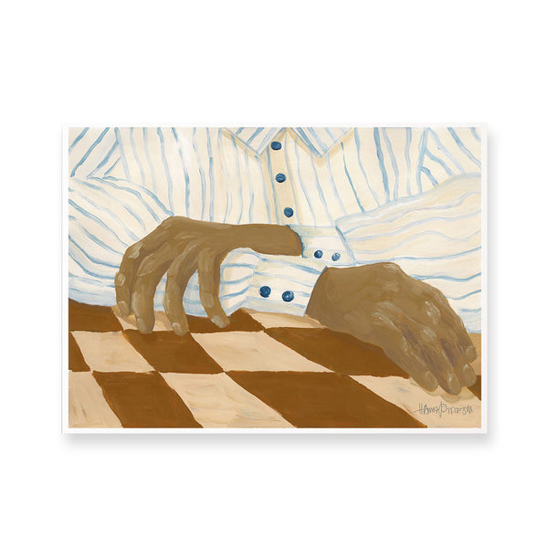 Life Interiors Light Stripes Art Print