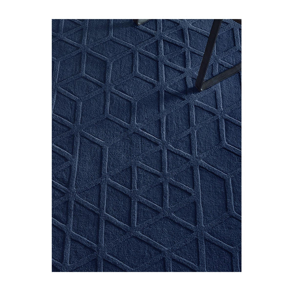 Life Interiors Lima Rug (Navy)