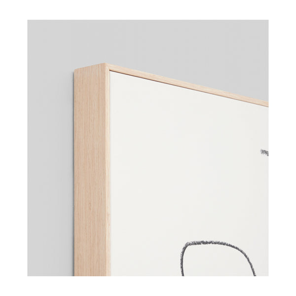 Life Interiors Linear Portrait 1 Framed Canvas