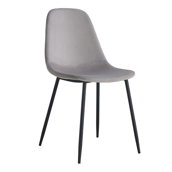 Life Interiors Luca Velvet Dining Chair (Set Of 2)