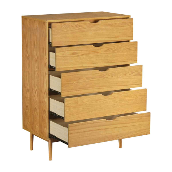 Life Interiors Luna Chest Of 5 Drawers