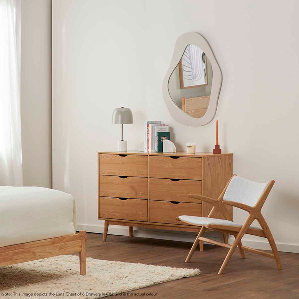Life Interiors Luna Chest Of 6 Drawers
