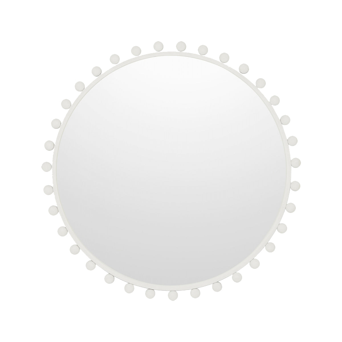 life interiors Luna Round Antique Mirror