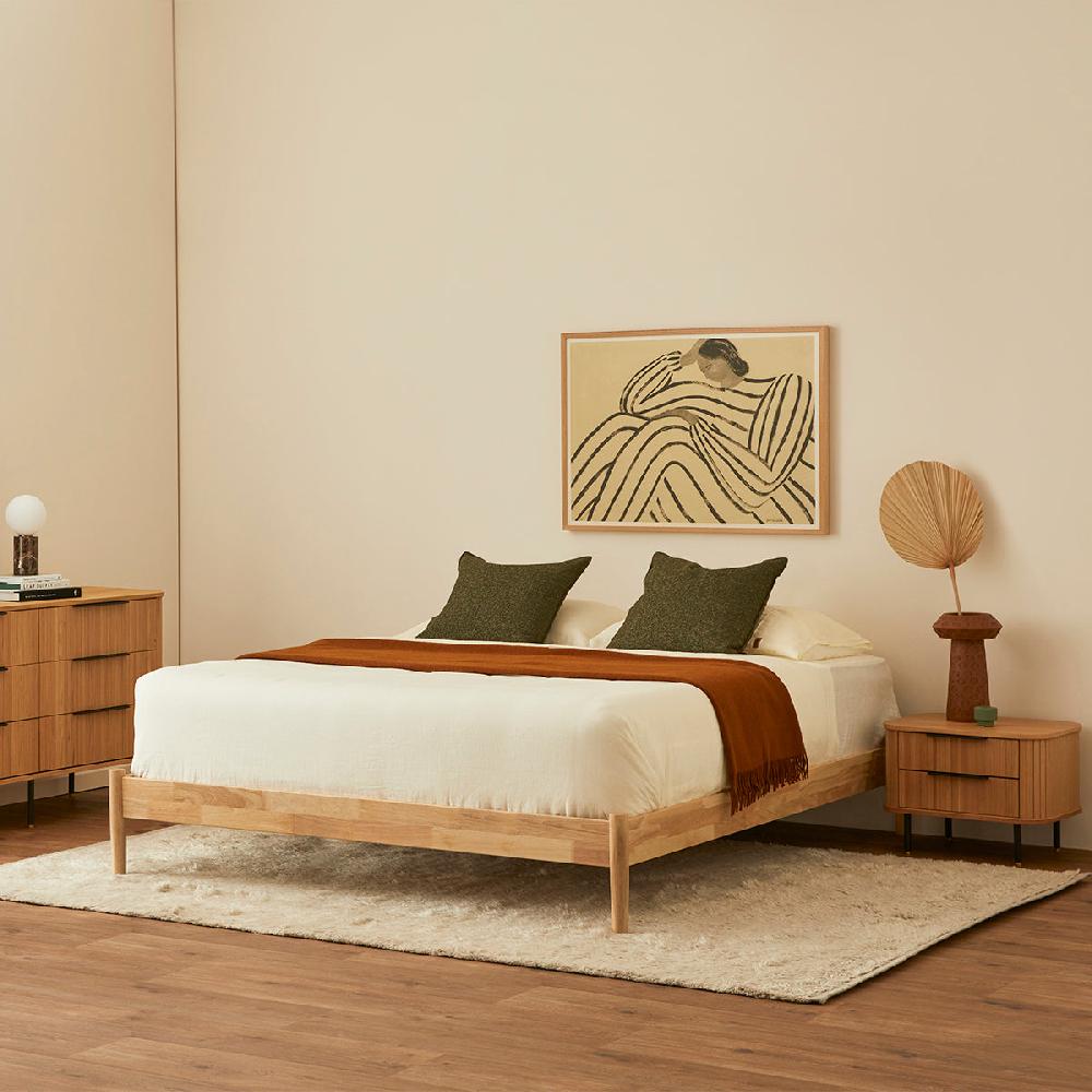 life interiors Luna Timber King Bed Frame
