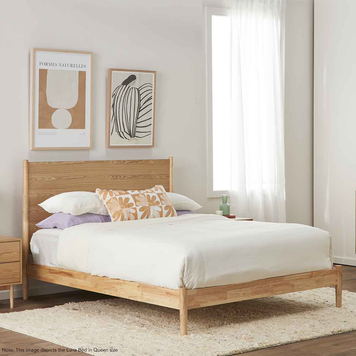 life interiors Luna Timber King Bed