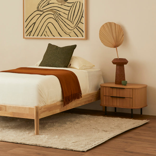 Life Interiors Luna Timber Single Bed Frame
