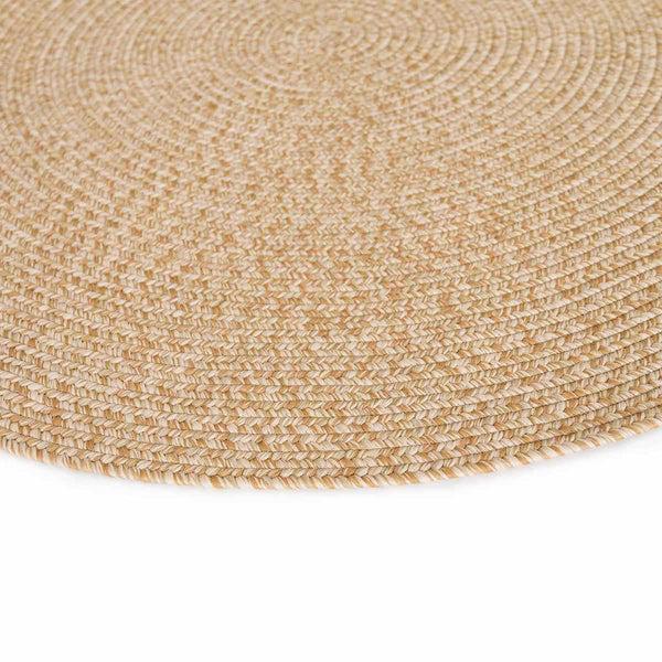 Life Interiors Malia Braided Flatweave Round Rug