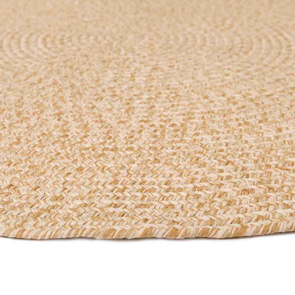 Life Interiors Malia Braided Flatweave Round Rug